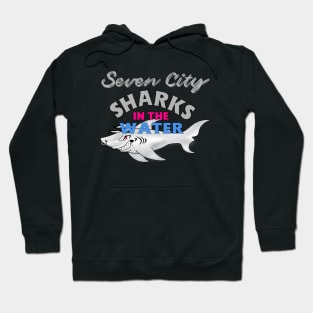 Norfolk Bull Sharks In The Water (S) Hoodie